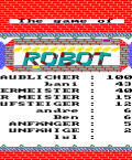 The Game of Robot