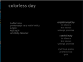 Colorless Day